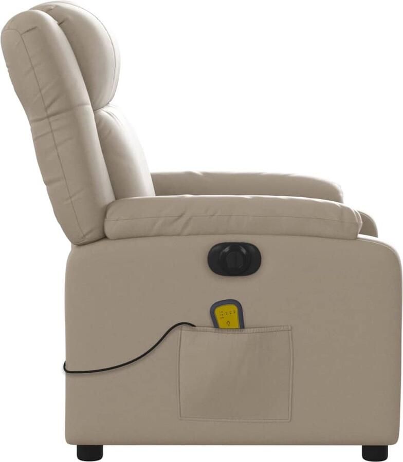 Vida XL vidaXL Massagestoel verstelbaar elektrisch kunstleer cappuccinokleurig-VXL-3205149 - Foto 5