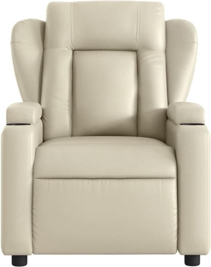 Vida XL vidaXL Massagestoel verstelbaar elektrisch kunstleer crÃ¨mekleurig-VXL-3204538 - Foto 5