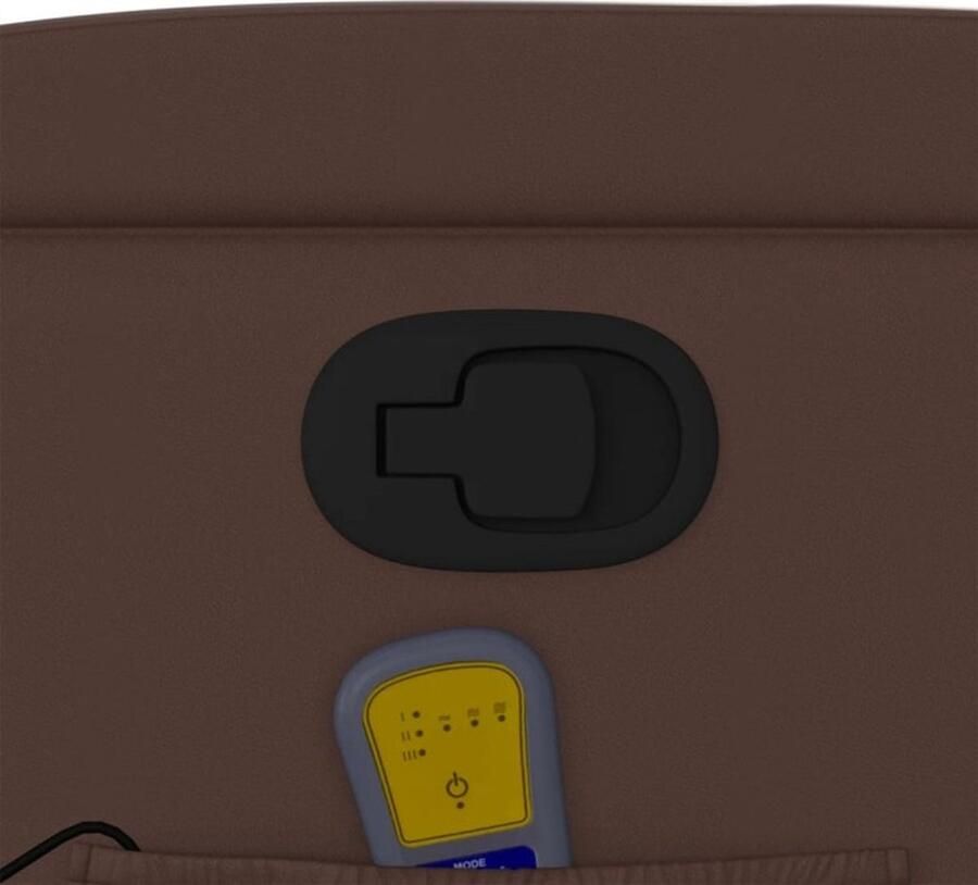 Vida XL vidaXL Massagestoel verstelbaar kunstleer bruin-VXL-372436 - Foto 2