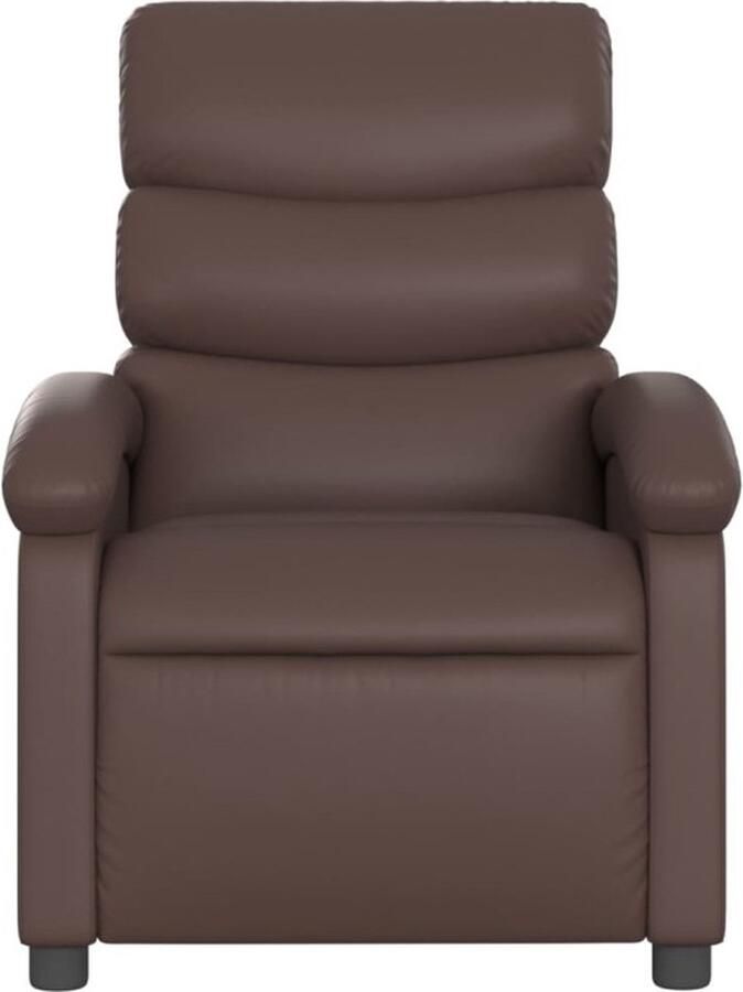 VidaXL Massagestoel verstelbaar kunstleer bruin - Foto 3