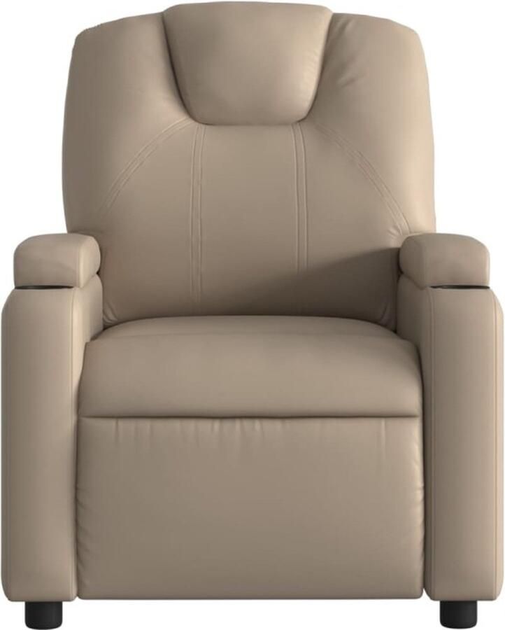 VidaXL Massagestoel verstelbaar kunstleer cappuccinokleurig - Foto 2