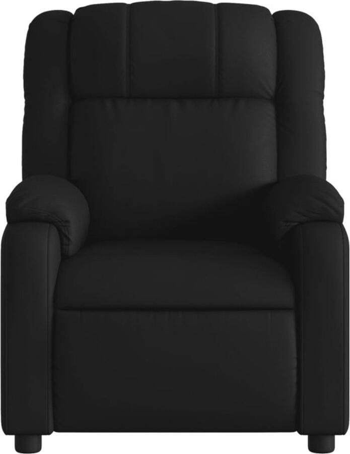 VidaXL Massagestoel verstelbaar kunstleer zwart - Foto 4