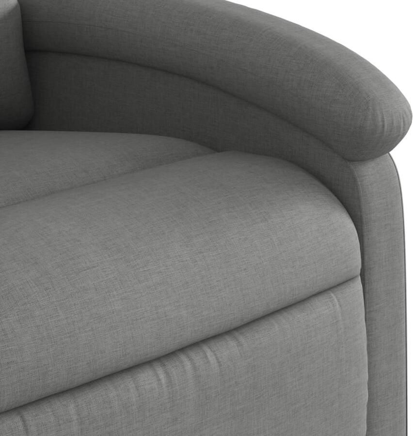 VidaXL Massagestoel verstelbaar stof donkergrijs - Foto 3