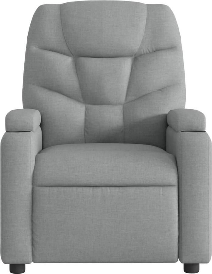 Vida XL vidaXL Massagestoel verstelbaar stof lichtgrijs-VXL-372453 - Foto 2