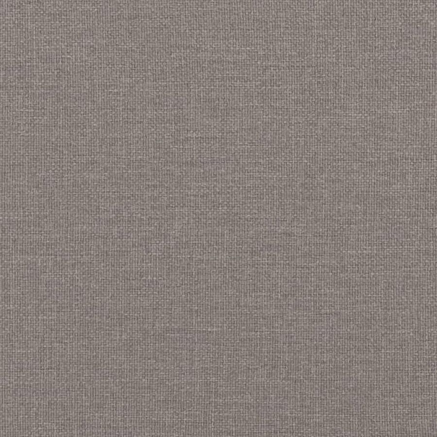 VidaXL Bedframe zonder matras Hvar 90x200 cm stof taupe