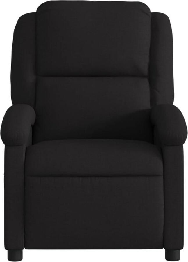 VidaXL Massagestoel verstelbaar stof zwart - Foto 3