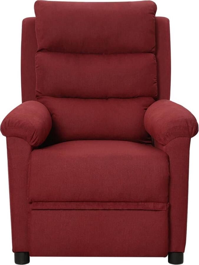 VidaXL Massagestoel Wijnrood Verstelbaar en Comfortabel Masajestoel Relaxstoel Lounge Stoel Ergonomische Stoel Wellnessstoelen Elektrisch Massage Fauteuil Voetenbank Home Spa Kado Ideeën Cadeautips - Foto 2