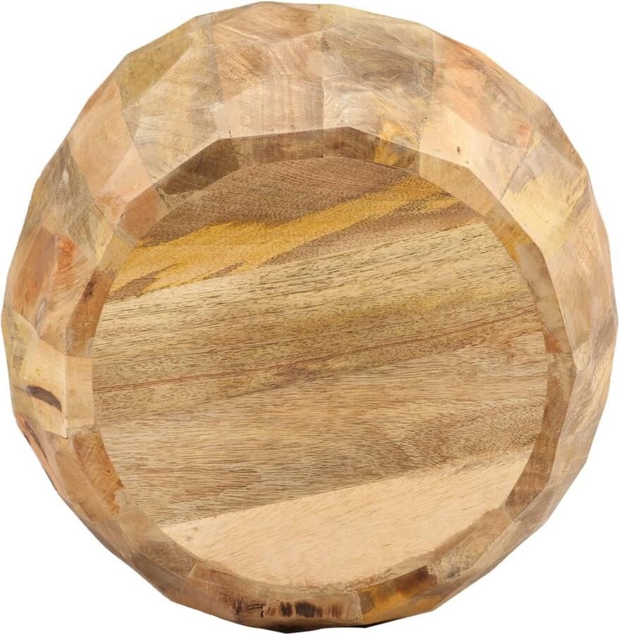 VidaXL Drumkruk Drumkrukjes Krukje Krukjes Kruk trommelvormig massief mangohout