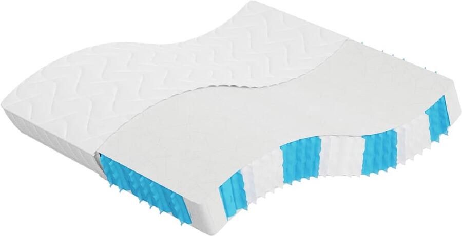 The Living Store Pocketveringmatras middelhard-hard 180x200 cm Pocketveringmatras Pocketveringmatrassen Matras Pocketvering Matras Pocketveren