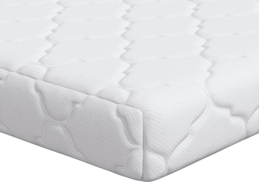 VidaXL Matras met Kokoslaag Wit 160 x 80 cm PU Schuim