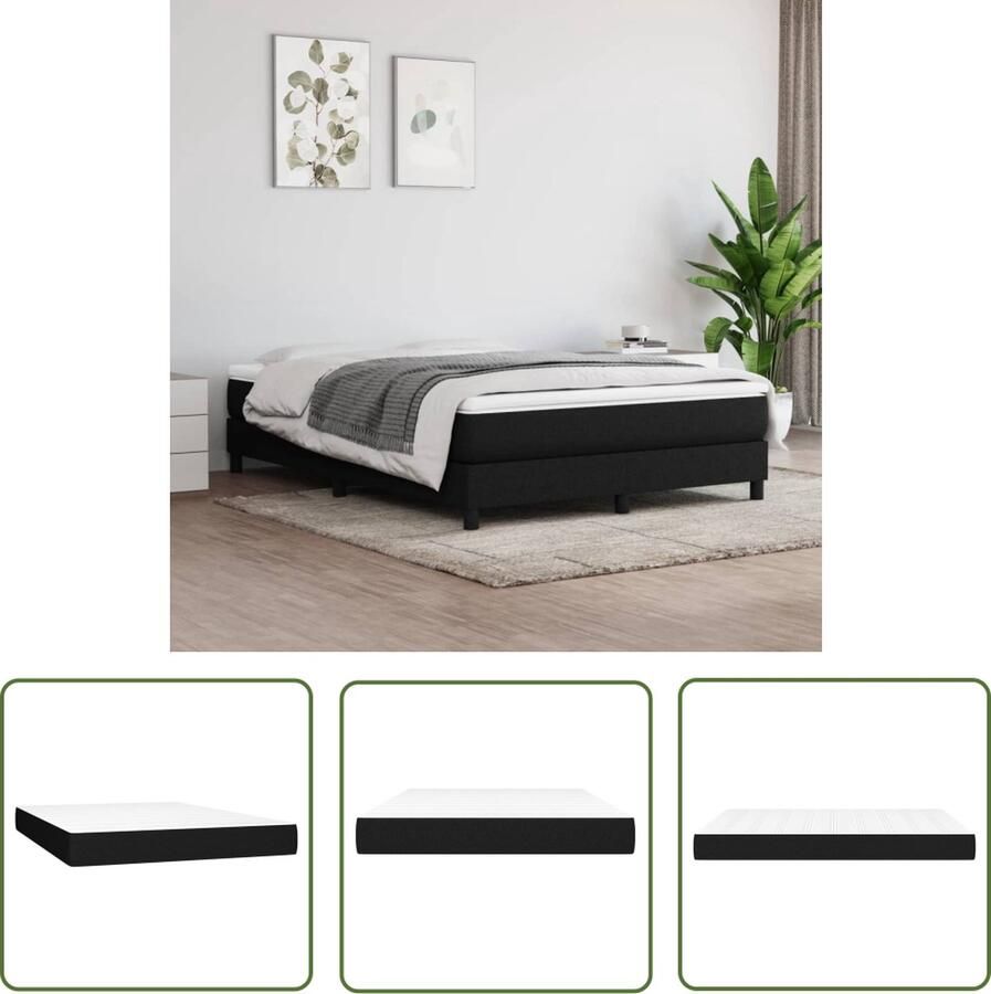 The Living Store Pocketveringmatras 140 x 190 x 20 cm Duurzaam materiaal Pocketveren Comfortabel schuim Middelharde ondersteuning Pocketveringmatras Matras Pocketveren Comfortabele Matras Middelharde Matras