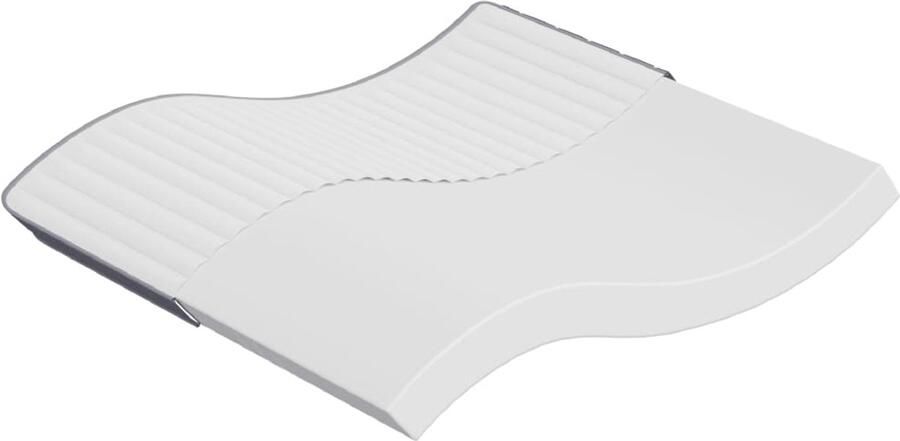 The Living Store Schuimmatras middelzacht 200x200 cm Schuimmatras Schuimmatrassen Tweepersoonsmatras Foam Matras