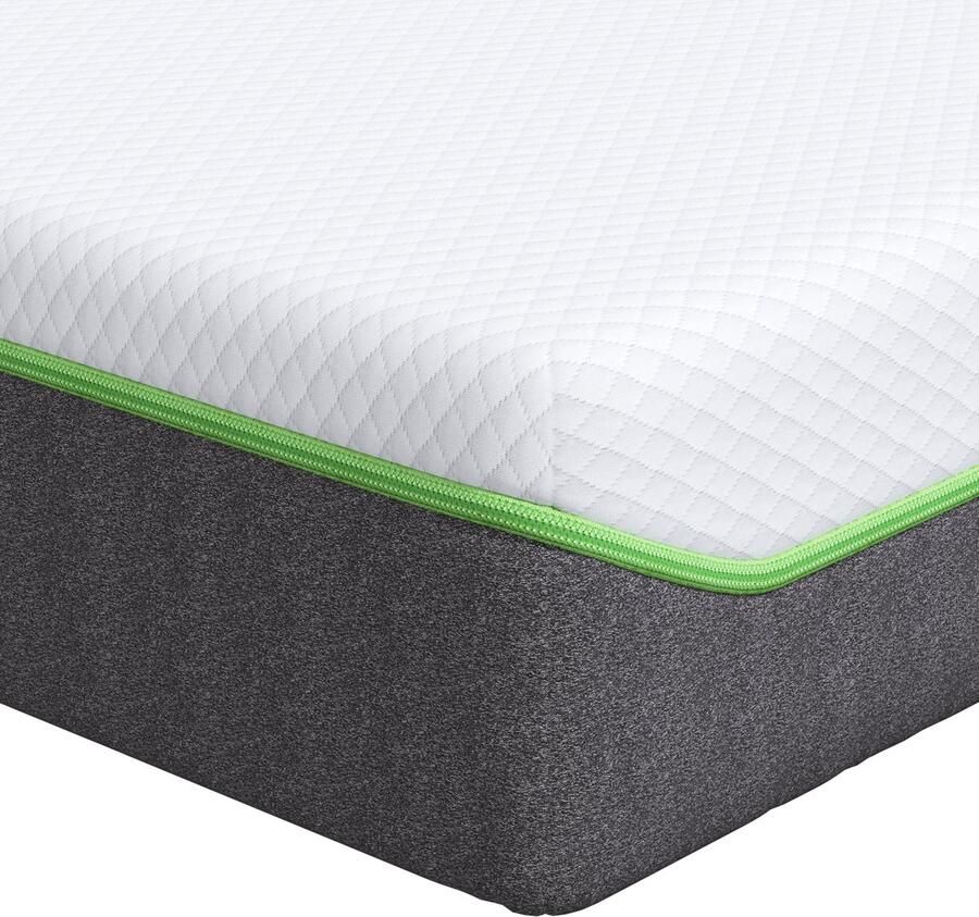 VidaXL Matrassen Wit en Grijs 80 x 160 cm 100% polyester jacquard stof