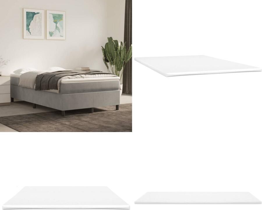 VidaXL Matrastopper 120x210x5 cm Matrastopper Matrastoppers Matras Topper Matrashoes