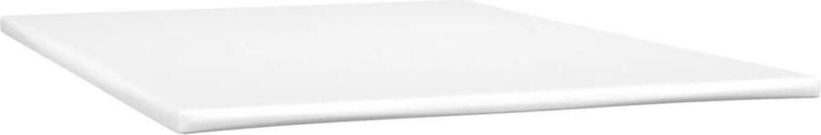 VidaXL Matrastopper 160x220 cm 5 cm dik Wit Dekmatras Topmatras Matrasbeschermer Koudschuim Comfortabele Slaapplek - Foto 2