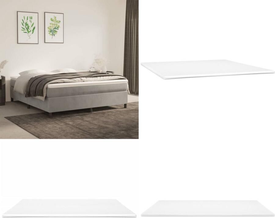 VidaXL Matrastopper 180x210x5 cm Matrastopper Matrastoppers Matras Topper Matrashoes