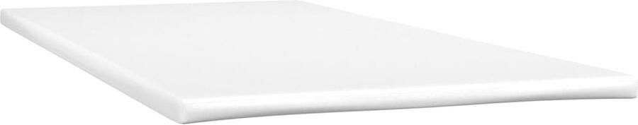 VidaXL Matrastopper 80x210 cm Wit Comfortabel Dekmatras Topmatras Koudschuim Matras Comfortabele Matras Bescherming