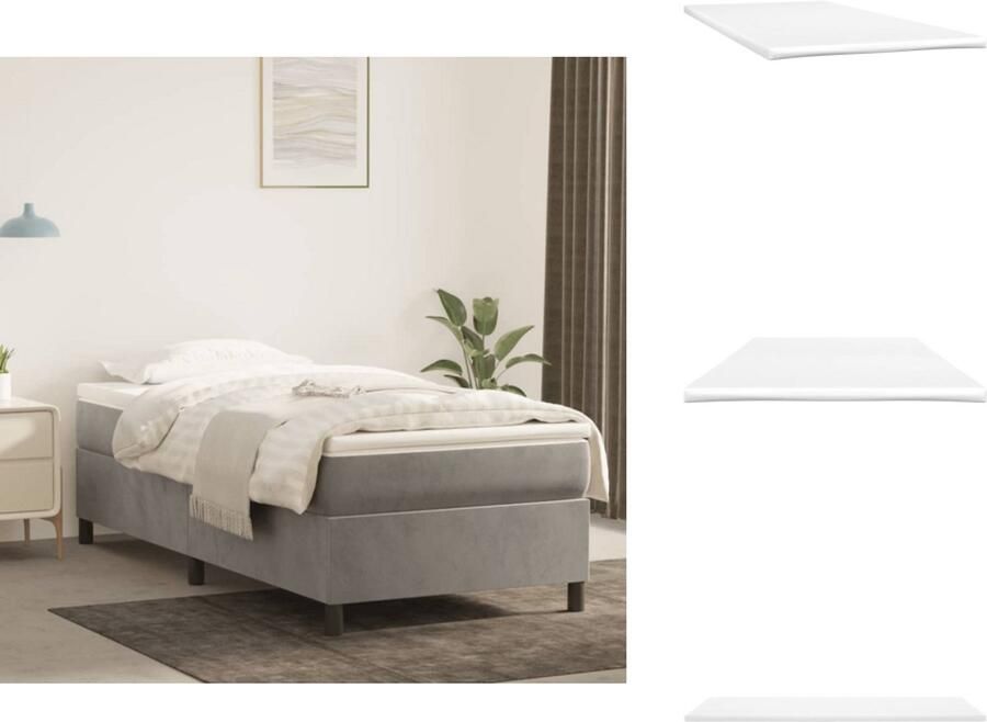 VidaXL Matrastopper Matrastoppers Matras Topper Matrashoes Matrastopper 100x210x5 cm