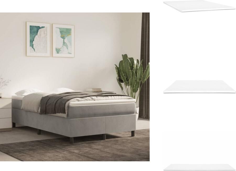 VidaXL Matrastopper Matrastoppers Matras Topper Matrashoes Matrastopper 120x220x5 cm