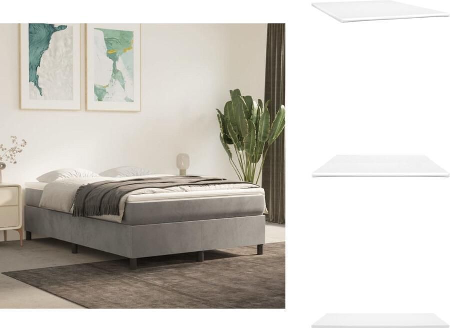 VidaXL Matrastopper Matrastoppers Matras Topper Matrashoes Matrastopper 160x210x5 cm