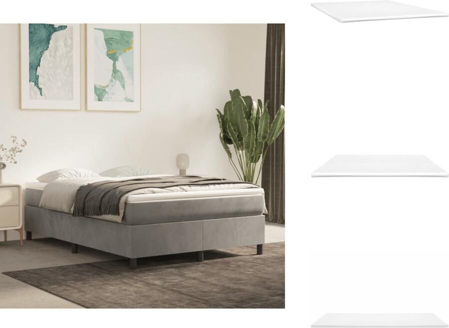 VidaXL Matrastopper Matrastoppers Matras Topper Matrashoes Matrastopper 160x220x5 cm