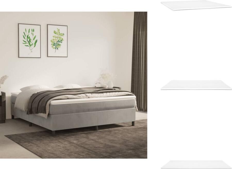 VidaXL Matrastopper Matrastoppers Matras Topper Matrashoes Matrastopper 180x220x5 cm