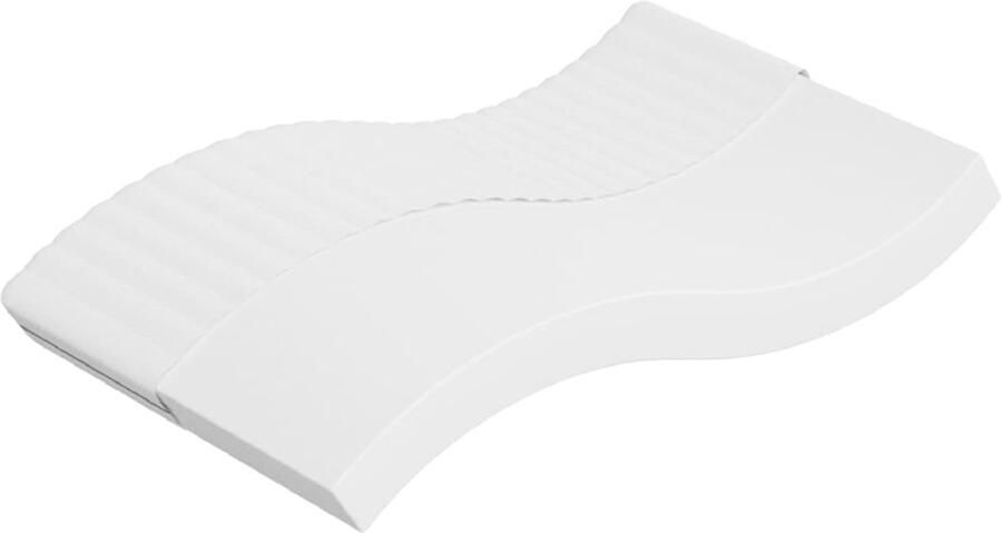 The Living Store Schuimmatras middelzacht 120x200 cm Schuimmatras Medium Zacht Tweepersoonsbed Boxspring Slaapcomfort