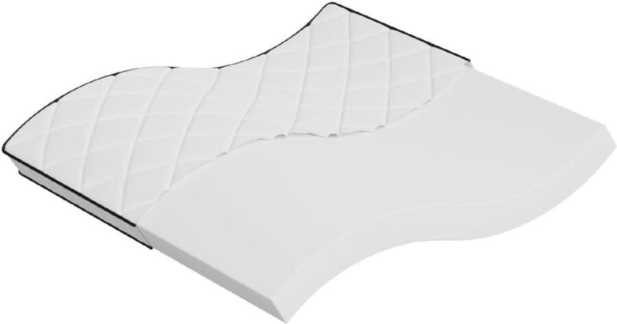 The Living Store Schuimmatras middelzacht 180x200 cm Schuimmatras Memory Foam Matras Luxe Matras Tweepersoons Matras King Size Matras