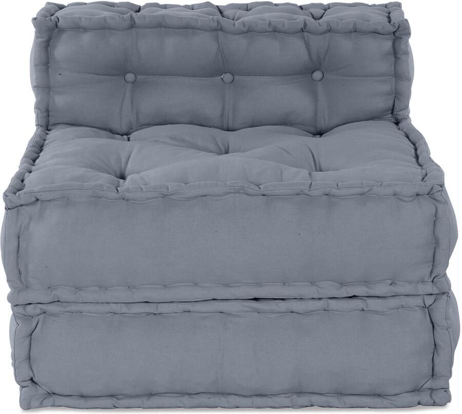 VidaXL Modulaire bank Grijs 70 x 70 x 54 cm Stof