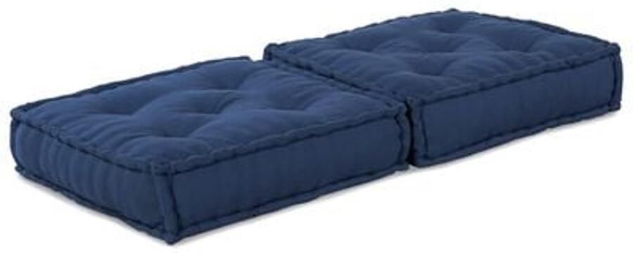 VidaXL Modulaire bank Indigo 70 x 70 x 36 cm Stof - Foto 2