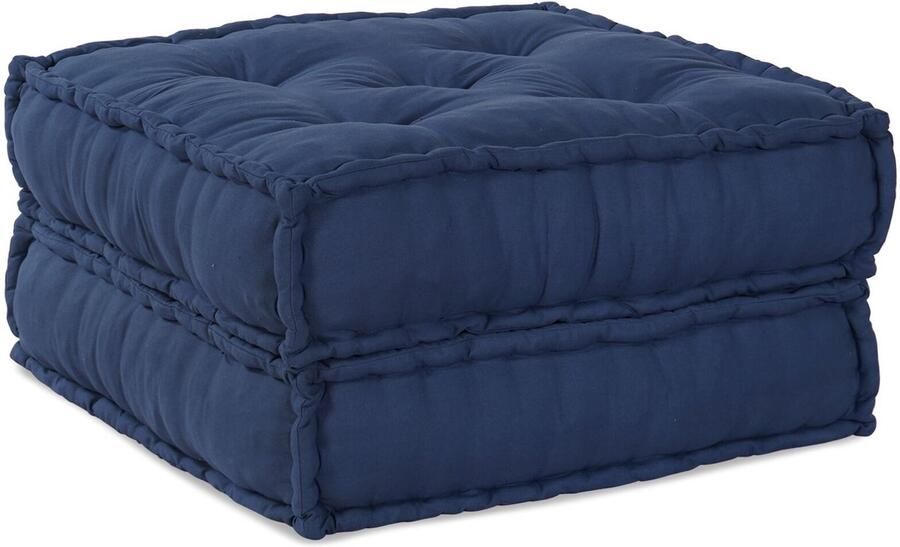 VidaXL Modulaire bank Indigo 70 x 70 x 36 cm Stof