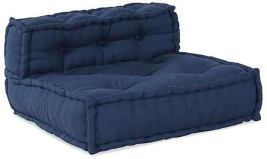 VidaXL Modulaire bank Indigo 70 x 70 x 54 cm Stof - Foto 2