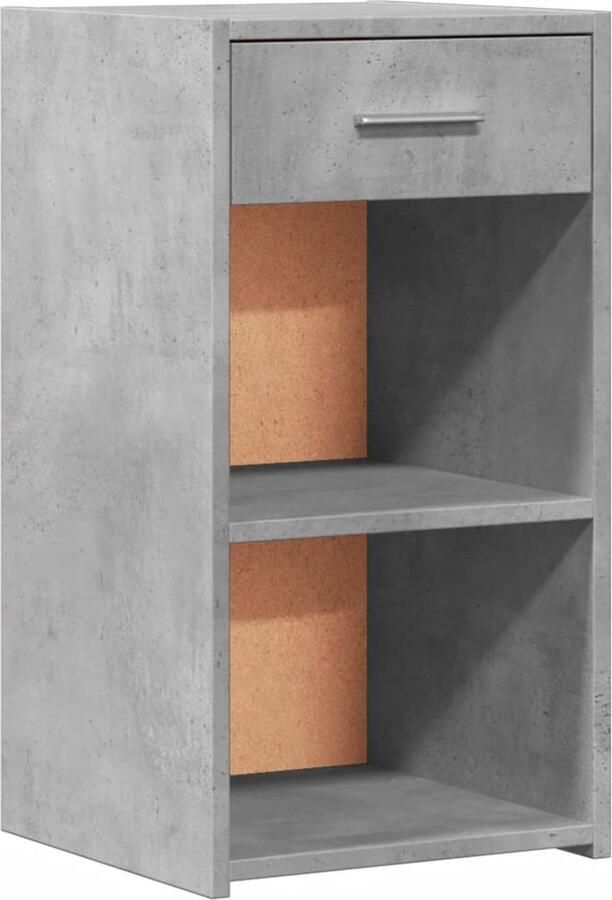 VidaXL -Nachtkastje-35x34x65-cm-bewerkt-hout-betongrijs