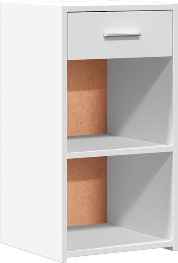 VidaXL -Nachtkastje-35x34x65-cm-bewerkt-hout-wit