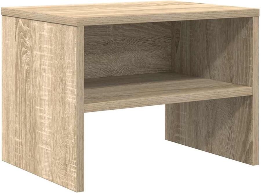 VidaXL -Nachtkastje-40x30x30-cm-bewerkt-hout-sonoma-eikenkleurig - Foto 3