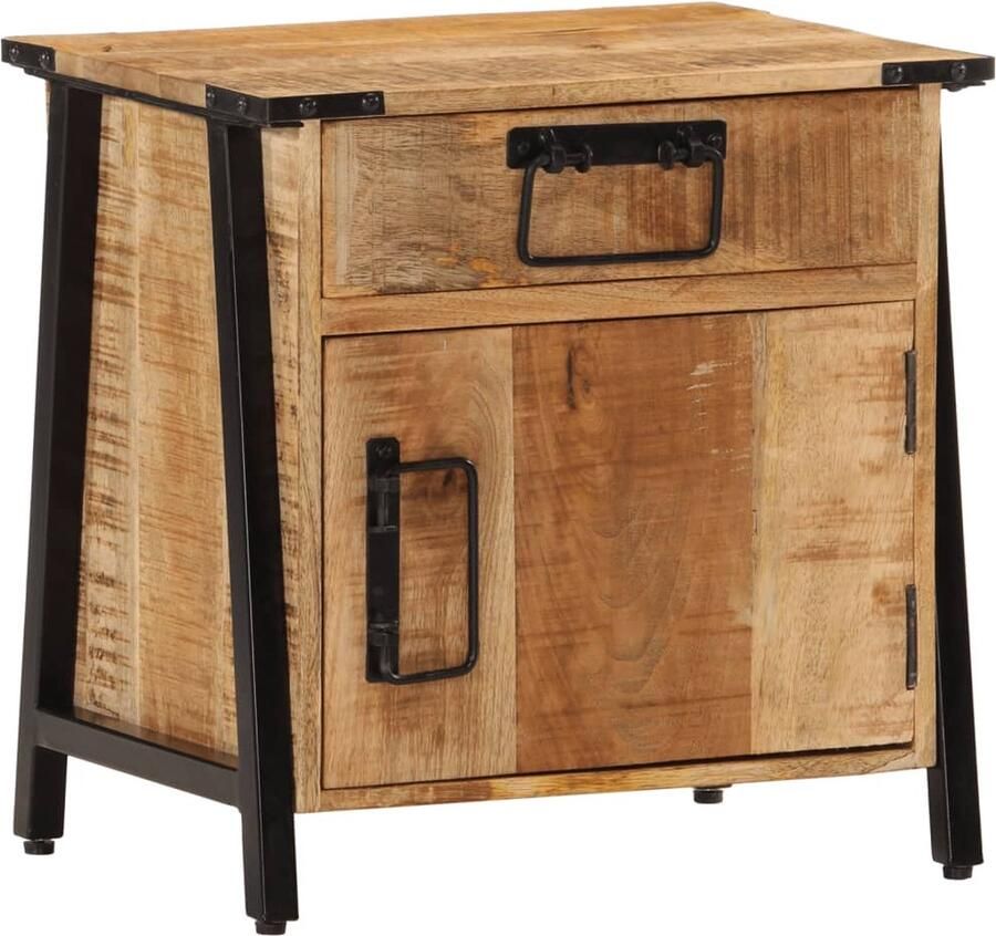 VidaXL -Nachtkastje-40x30x42-cm-massief-mangohout