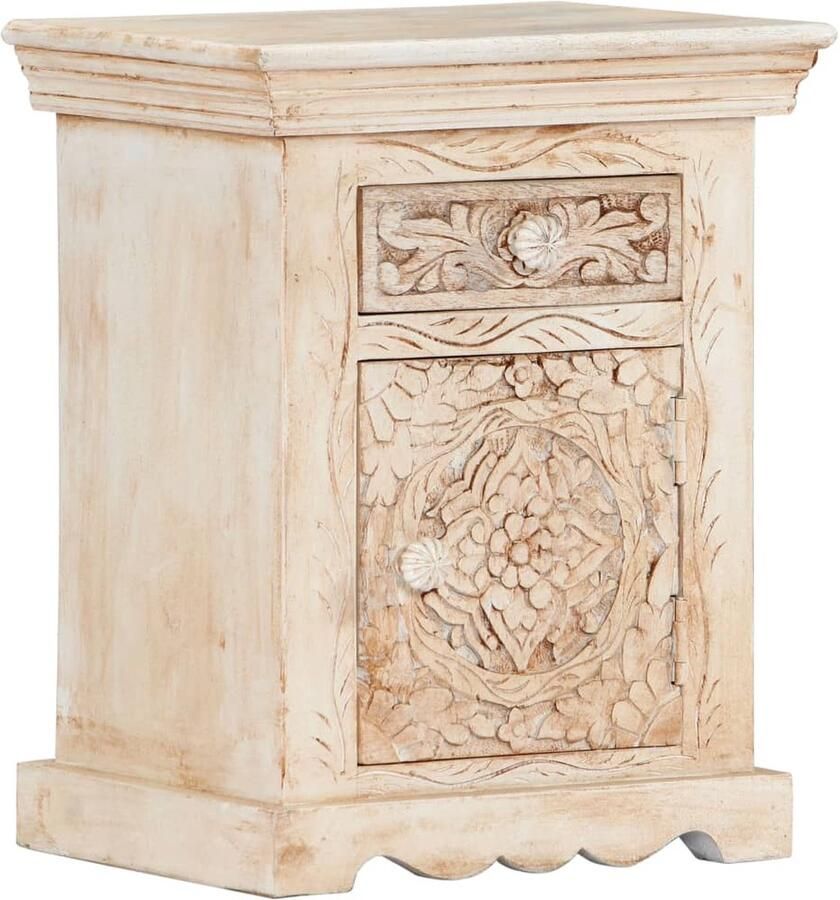 VidaXL -Nachtkastje-40x30x50-cm-massief-mangohout