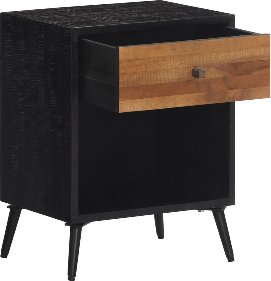 VidaXL Nachtkastje 40x30x50 cm massief teakhout