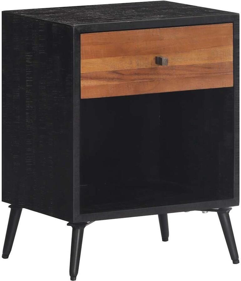 VidaXL -Nachtkastje-40x30x50-cm-massief-teakhout - Foto 3