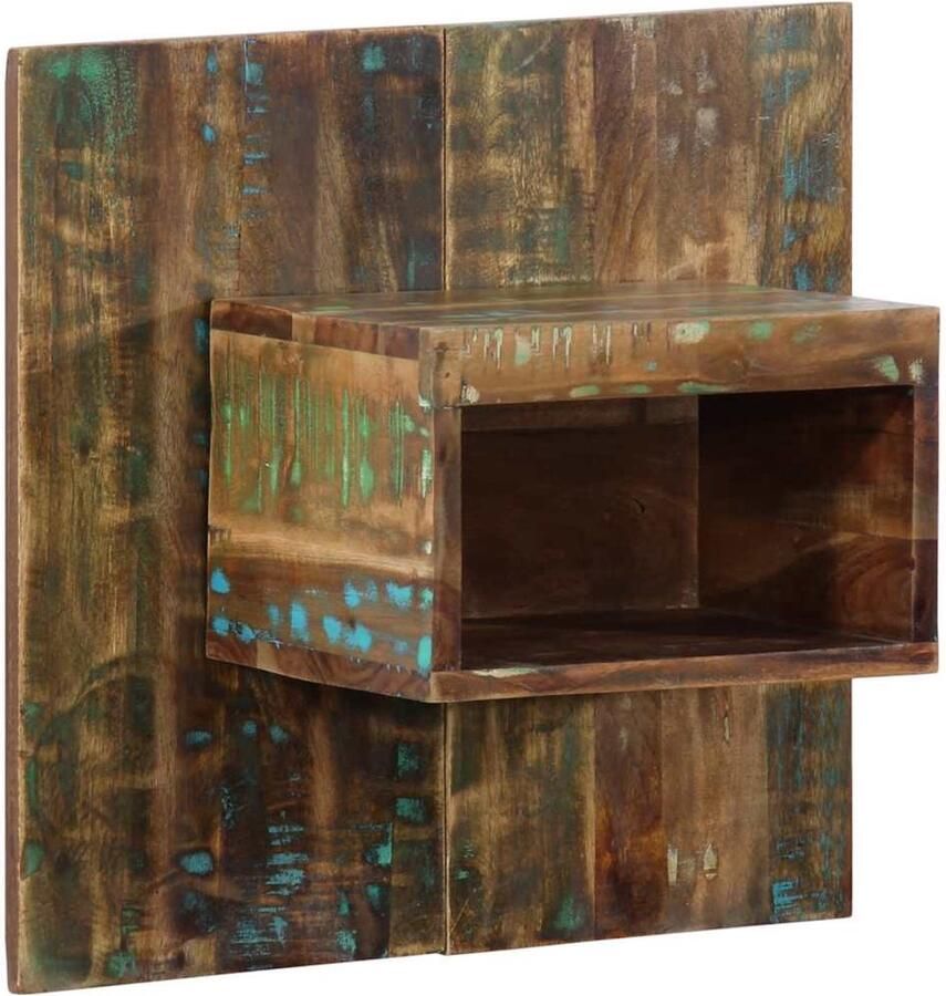 VidaXL Nachtkastje 50x27x50 cm gerecycled hout Nachtaandkast Kastje Bijzettafel Meubilair Slaapkamerstijl