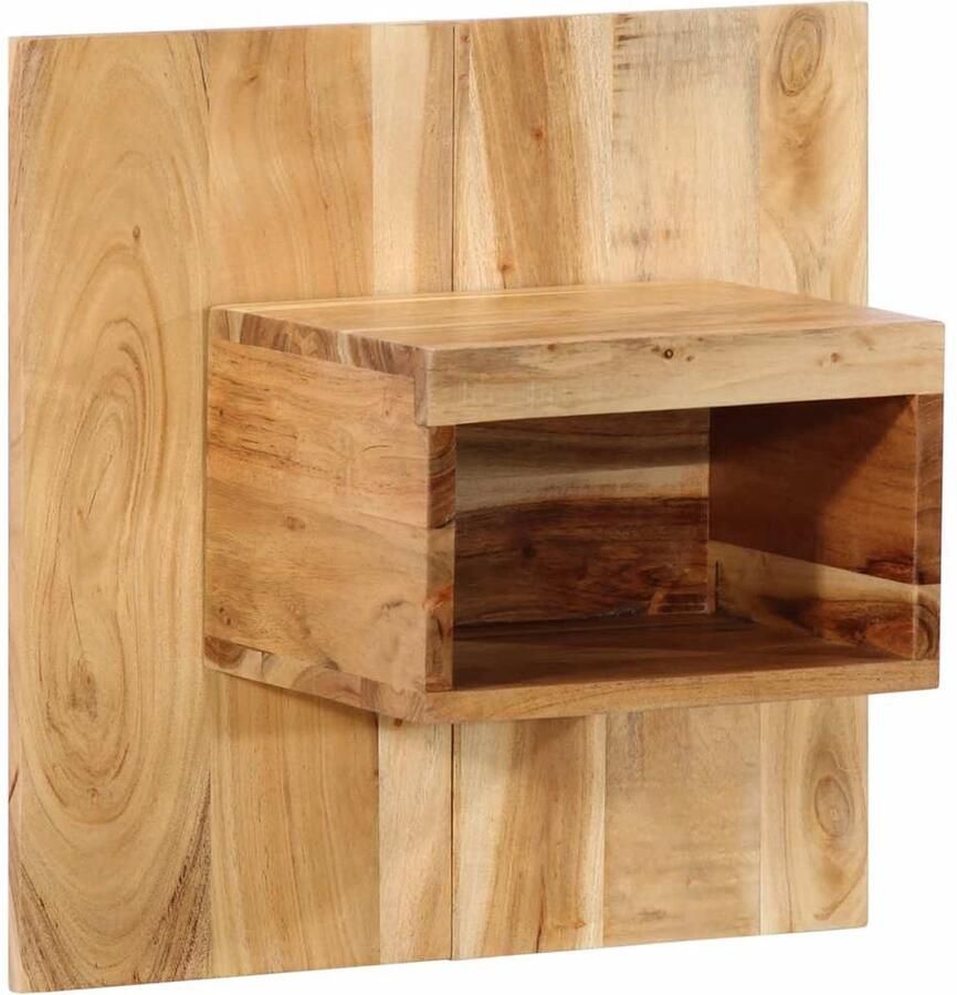 VidaXL Nachtkastje 50x27x50 cm massief acaciahout