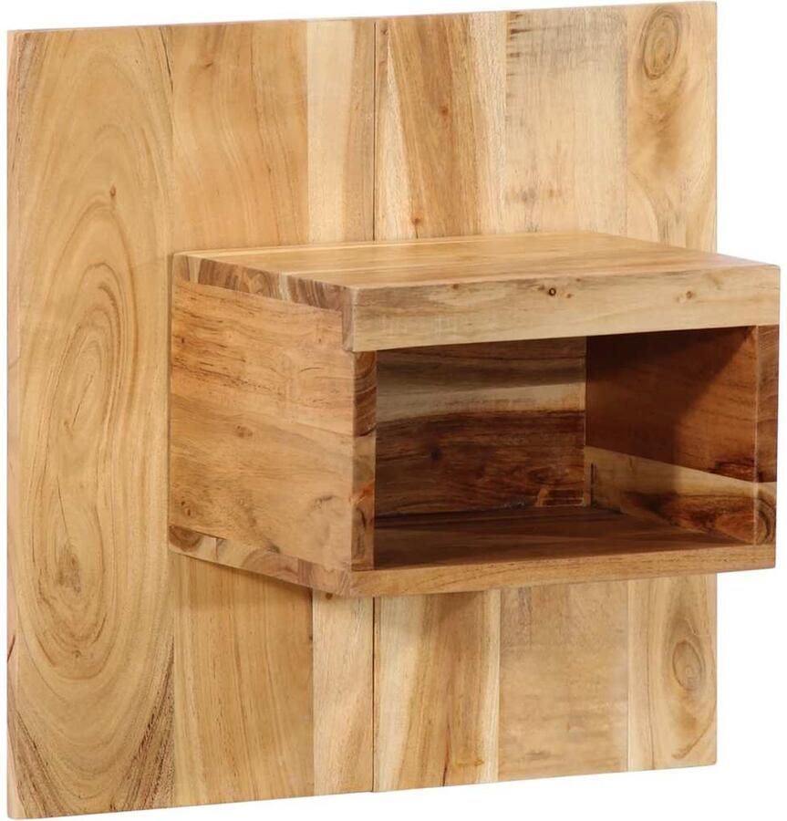 VidaXL Nachtkastje 50x27x50 cm massief acaciahout