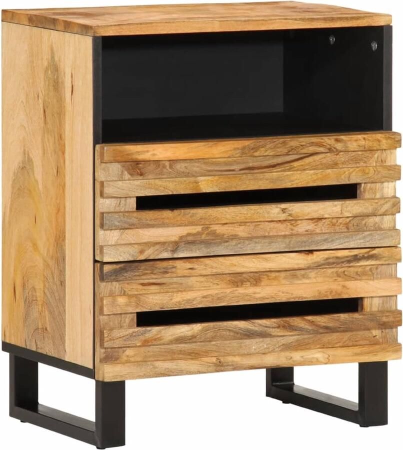 VidaXL Nachtkastje 50x34x62 cm massief acaciahout