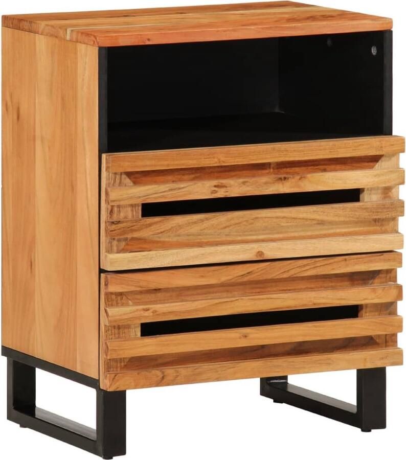 VidaXL Nachtkastje 50x34x62 cm massief mangohout bruin