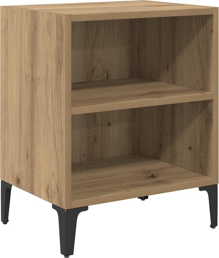 VidaXL Nachtkastje Ambachtelijk eiken 40x30x50 cm Geengineerd hout