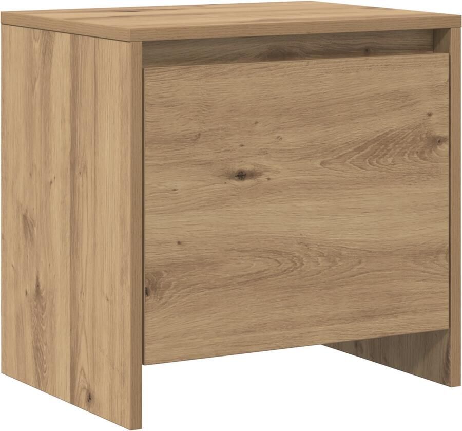 VidaXL Nachtkastje artisanaal eikenkleurig 45 x 34 x 44.5 cm