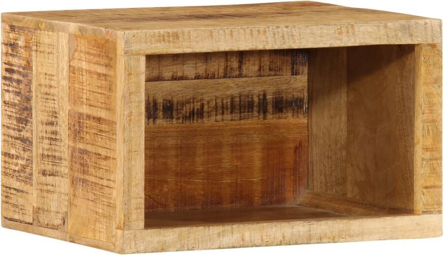 VidaXL Nachtkastje Bruin 40 x 30 x 25 cm Massief mangohout