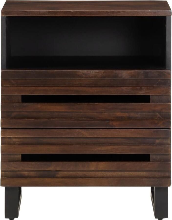 VidaXL Nachtkastje Massief Mangohout 50x34x62 cm