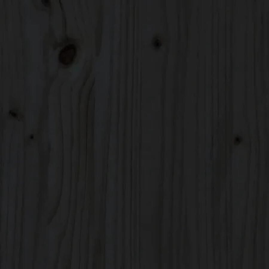 VidaXL Nachtkastje Zwart Wandgemonteerd 50x36x40 cm Wandlamp Nachtlamp Kastje Decoratief Item Slaapkamer Meubilair Houten Meubel Zwarte Kast - Foto 2