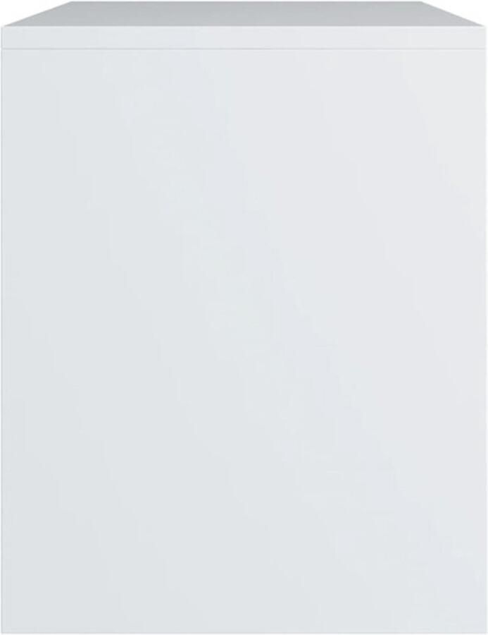 VidaXL -Nachtkastjes-2-st-40x30x40-cm-bewerkt-hout-wit - Foto 3